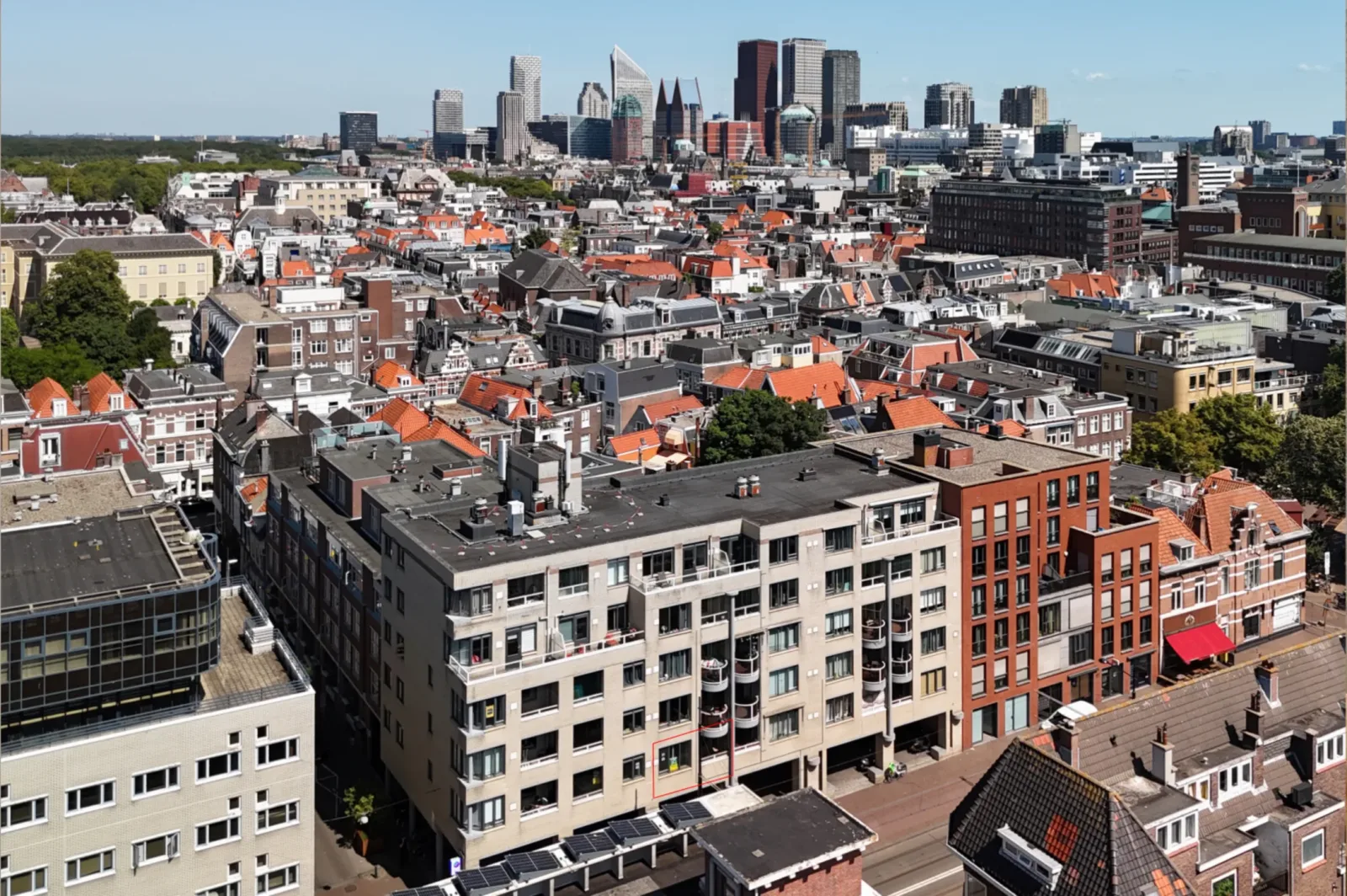 Vastgoedfotografie Torenstraat – stadsappartement met twee balkons in het centrum, Den Haag